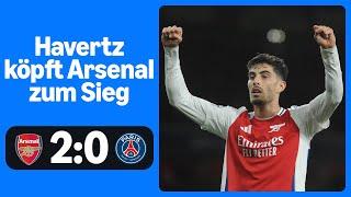 FC Arsenal 2:0 Paris Saint-Germain | Highlights - UEFA Champions League