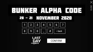 BUNKER ALFA CODE 20 - 21 NOVEMBER 2020