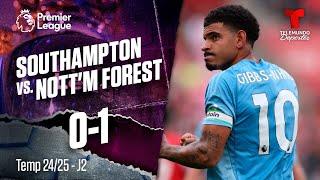 Highlights & Goles: Southampton vs. Nottingham Forest 0-1 | Premier League | Telemundo Deportes