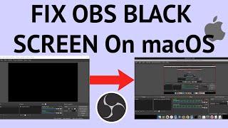 Mac OBS Black Screen Display Capture Solved