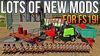 NEW & UPDATED MODS + A Creepy Gnome! | FS19 Mods