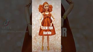 Babydoll Dress sewing pattern for Barbie #barbie #fashiondoll #dollclothes #barbiestyle