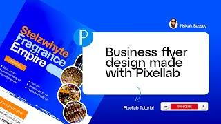 Creative Business flyer design in Pixellab | Pixellab Tutorial