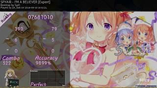 osu! | jot_bab | SPYAIR - I'M A BELIEVER [Expert] +HDDT 98.99% FC #1 682pp | 1st (HD)DT FC