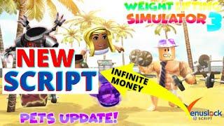 Weight Lifting Simulator 3 Script Roblox 2022 | Infinite Strength and Rebirth