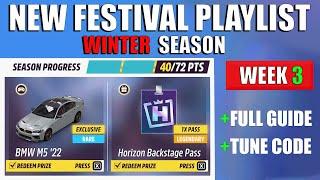 How to Complete Festival Playlist - Horizon Holidays Mix-Up Forza Horizon 5 [Winter Season] *WEEK 3*