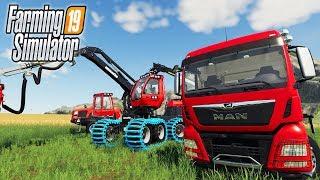 ЛЕСОЗАГОТОВКА В FARMING SIMULATOR 19