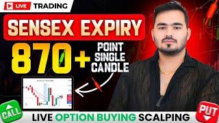 Live Intraday Trading|| Scalping  || Sensex Expiry || 21 Jan || The Trade Room - Mayank Raj