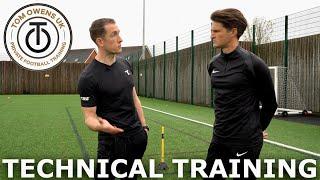 Technical Training With A Professional Football Trainer | Full Training Session With Tom Owens UK