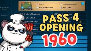 【  PASS 4 OPENING  】1960 vs Water AND Earth / Rise Of Kingdoms