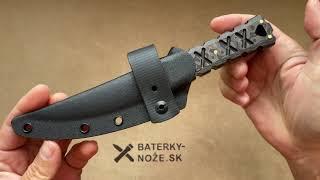 Williams Blade Design Zukuri Kaiken Custom 4.5"  Cooper Camo Carbon Fiber Iphone 12mini