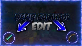 The Best Vanilla Texturepack For Pvp!  - Defib Faithful Edit