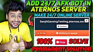 How To Add 24/7 Bot in Aternos Server | How To Fix Aternos Waiting in Queue | Make Aternos 24/7