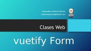 vuetify vue formularios form