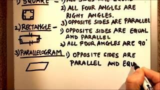 What are the different types of Quadrilateral / Types of quadrilaterals