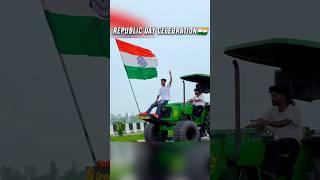 REPUBLIC DAY CELEBRATION WITH TRACTORS//NISHU DESHWAL#automobile#nishudeshwal#viral#shorts