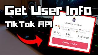 How to get Users Info with the TikTok API