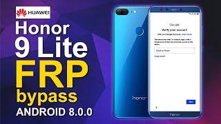 Honor 9 Lite LLD-AL10 Bypass FRP Android 8.0, Huawei Remove Google Account
