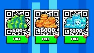 ÜCRETSİZ ÖDÜL VEREN 3 QR KOD (SİLİNMEDEN İZLE) Brawl Stars