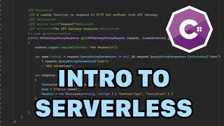 Getting Started With Serverless Framework and C# [2021]