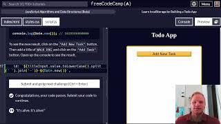 Learn localStorage by Building a Todo App | FreeCodeCamp