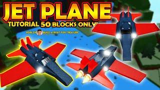 Roblox Build a Boat for Treasure TUTORIAL How to Build a Micro Build Jet Plane Aircraft HawkesDad011