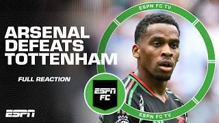 Arsenal-Tottenham REACTION: Set pieces, Timber's yellow card & Premier League outlook | ESPN FC