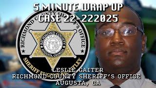 Cop Leslie Gaiter - SOS federal crimes archives - 5 Minute wrap up case 22 222025