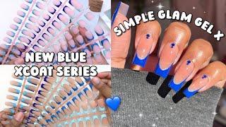 NEW BTArtbox XCOATTIPS BLUE PASTEL TIPS | Easy Way to Customize Gel X Nail Tips 