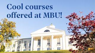 Cool courses offered at Mary Baldwin University! 