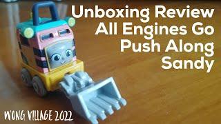 All Engines Go Push Along Sandy: Unboxing review!!