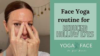 Hollow Eyes. Face Yoga routine to help build muscle and boost circulation to the eye area.