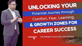 Unlocking Your Potential Journey through Comfort, Fear, Learning, & Growth Zones for Career Success