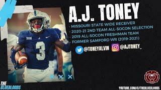 AJ Toney (Missouri State WR) Interview | The Bluebloods