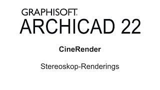 ARCHICAD 22 - Stereoskop-Renderings