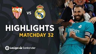 Highlights Sevilla FC vs Real Madrid (2-3)