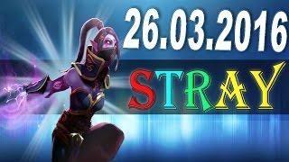 Dota 2 - Stray228 играет на герое Templar Assassin [Стрим 26.03.2016 Mid vs Zeus(easy game)]