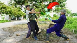 Drunk Man's Aggressive Demand: Give Him All His Money or Face Violence for Cutting Sidewalk Grass