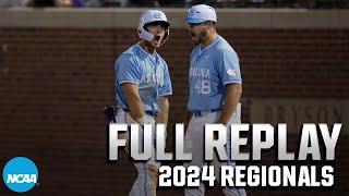 North Carolina vs. LSU: 2024 NCAA baseball Chapel Hill Regional | FULL REPLAY