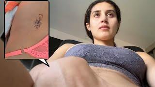 Sofia use temporary Tattoo in Private by sofia Vlog @sofiavloghome7252