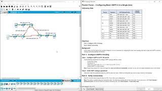 8 3 3 5 Packet Tracer   Configuring Basic OSPFv3 in a Single Area