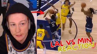 Reacting to Lakers vs Timberwolves Regular Season Game...