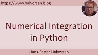 Numerical Integration in Python