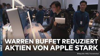 USA: Warren Buffett reduziert Anteile von Apple erheblich! Geldreserven wachsen weiter!