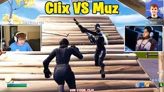 Clix VS Muz 1v1 TOXIC Buildfights!