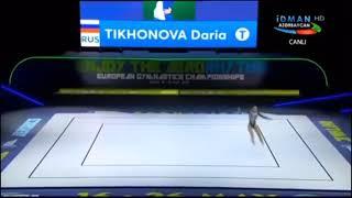 TIKHONOVA Daria (RUS)  -  FINAL JUNIORS IW Aerobic Gymnastics European Championship 2019