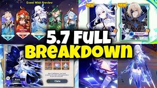 EVERYTHING WE KNOW ABOUT 5.7: Banners, Dainsleif quest, Free Character & MORE - Genshin Impact