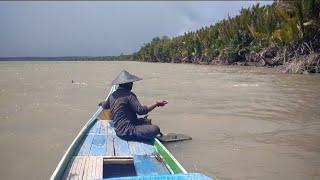 mancing kali ini mendapat ujian hampir jatuh ke air Alhamdulillah masih ada hasil #pancingkulup