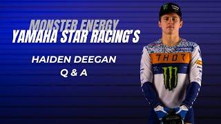 Q and A with Monster Energy #Yamaha Star Racing's Haiden Deegan