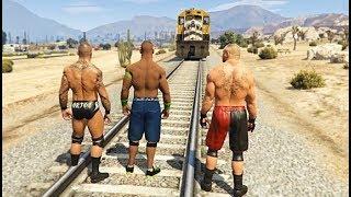 GTA 5 Randy Orton John Cena Compilation #7 (GTA 5 WWE Fails Funny Moments)